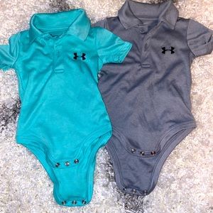 Under Armour 0-3 collared bodysuits